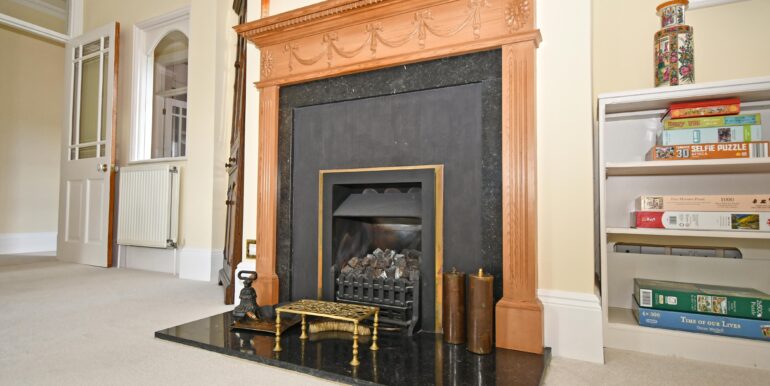 Sitting-Dining Room Fireplace